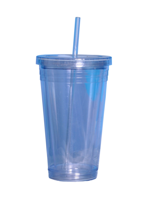 Vaso con Popote