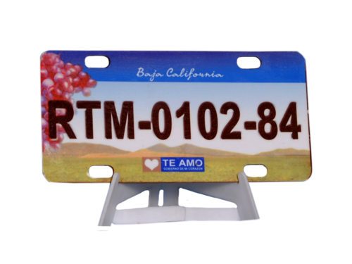 Placa de Motocicleta en sublimación de PVC
