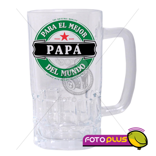 Tarro de Cristal transparente o Esmerilado Personalizado de 16 Oz Foto Plus